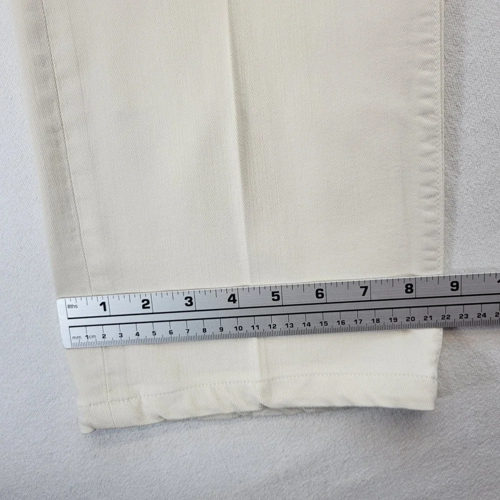 34 Heritage Charisma Pants Mens 35x30 Cream Classic Comfort Rise Luxury Stretch